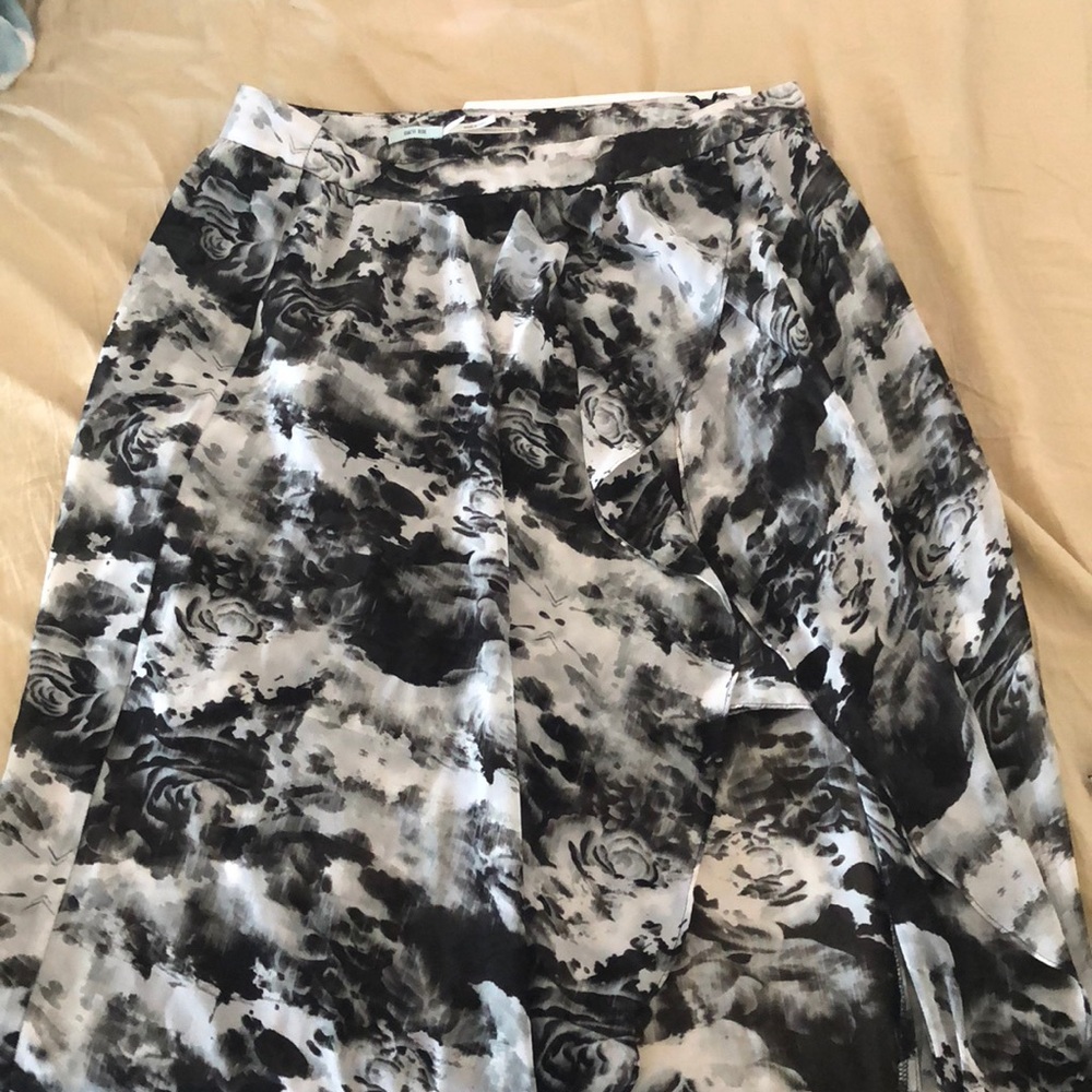 Mini skirt with draping